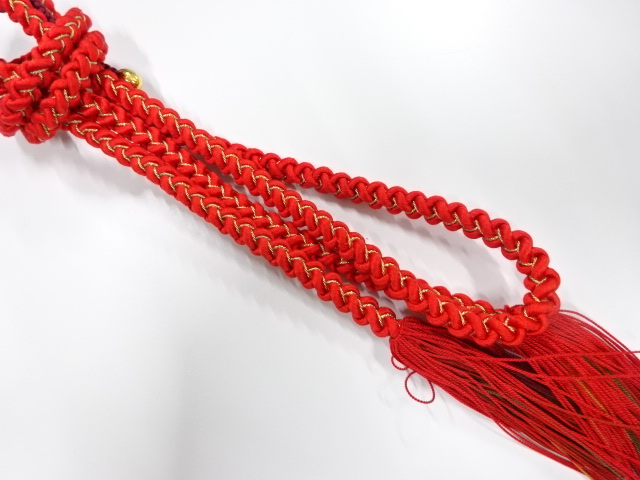 正絹　手組帯締め